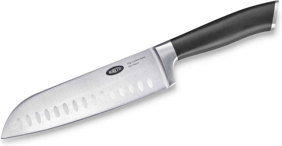SANTOKU NOŽ  Boretti        32 cm    - srebrna, Osnovno, metal (32cm)