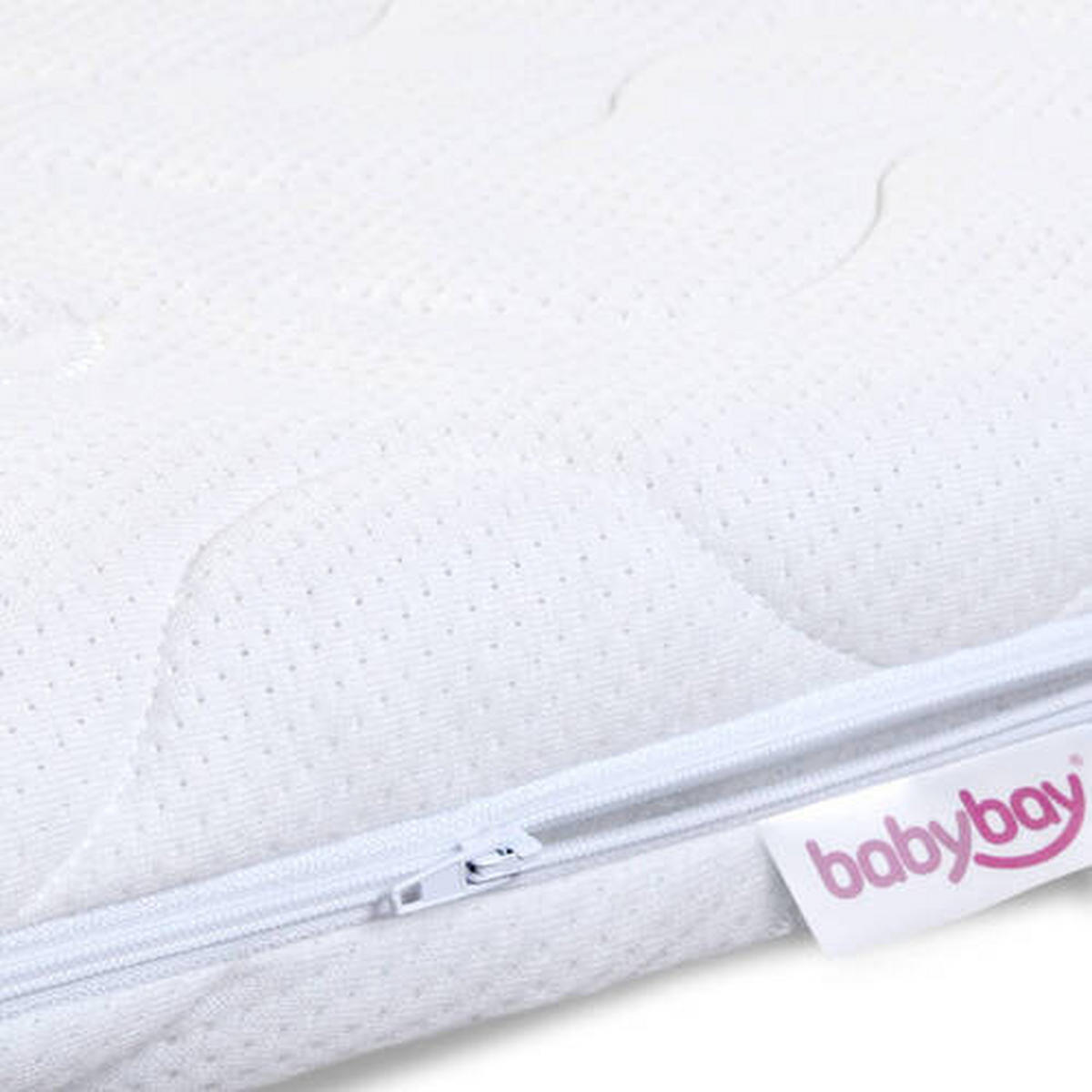 BEISTELLBETTMATRATZE 89/49,5/6 cm  - Basics, Textil (89/49,5/6cm) - Babybay