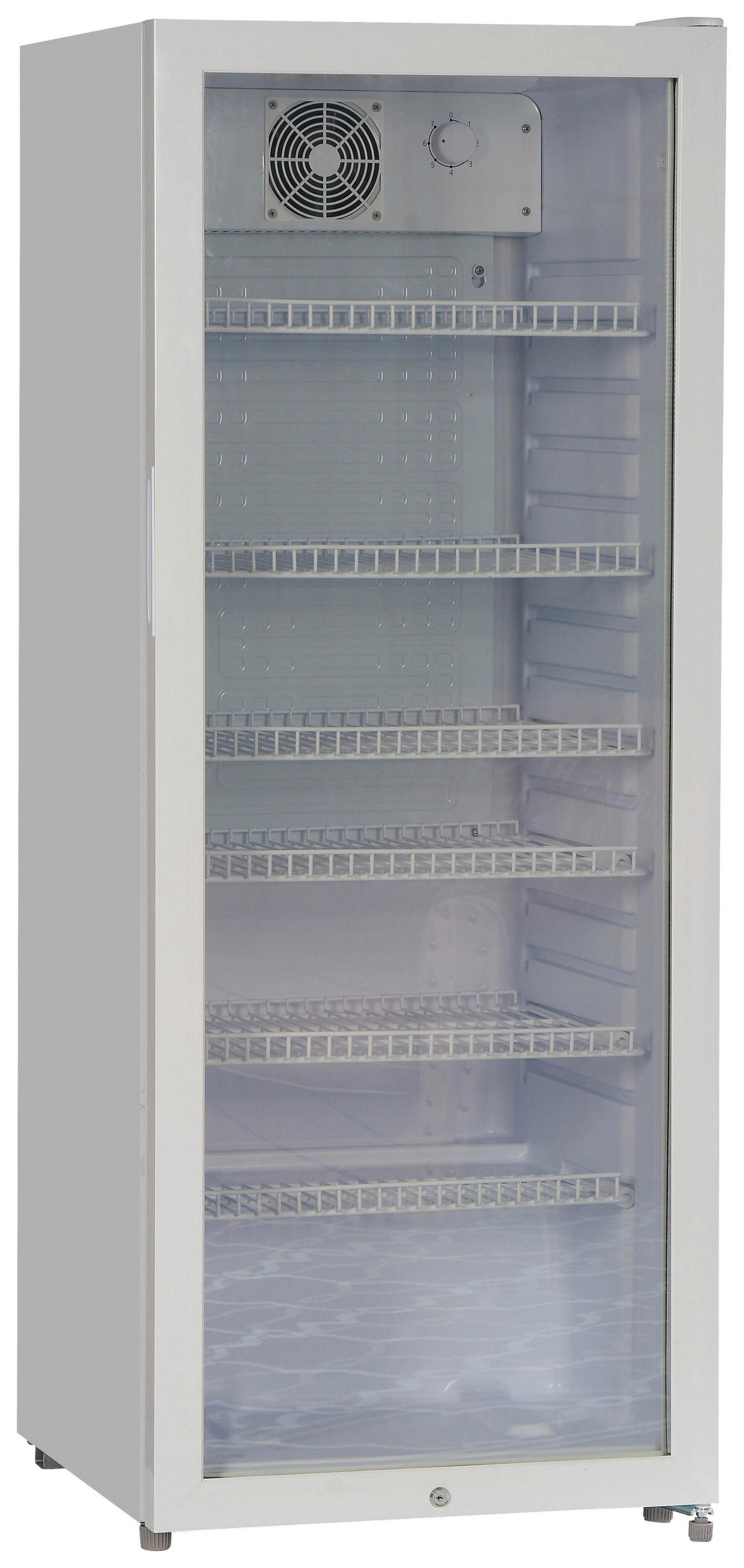 GETRÄNKEKÜHLSCHRANK 54.5/140.5/56.5 cm G-KS 2435  - Weiß, Basics, Glas/Kunststoff (54.5/140.5/56.5cm) - Silva Homeline