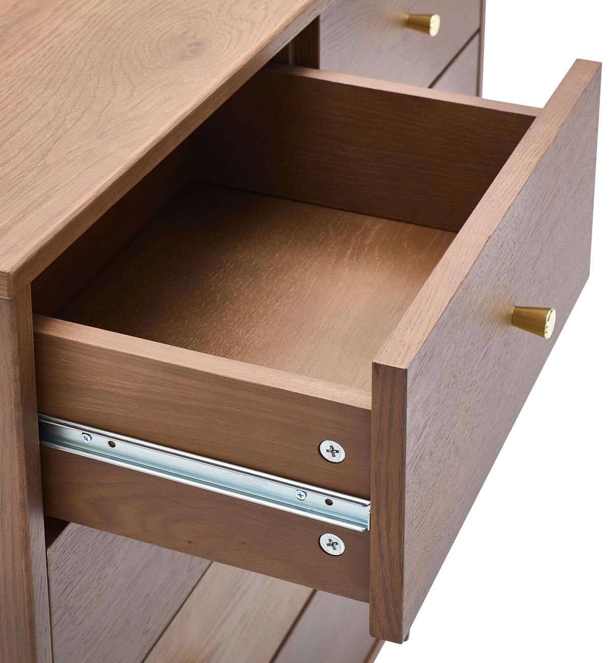SIDEBOARD 148/74/40 cm  - Goldfarben/Walnussfarben, LIFESTYLE, Holz/Holzwerkstoff (148/74/40cm) - MID.YOU