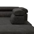ECKSOFA in Lederlook Anthrazit  263/230 cm  - Anthrazit/Schwarz, MODERN, Kunststoff/Textil (263/230cm) - Hom`in