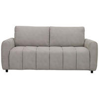 SCHLAFSOFA Leinenoptik Taupe  - Taupe/Schwarz, Design, Kunststoff/Textil (198/91/100cm) - Carryhome