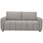 SCHLAFSOFA Leinenoptik Taupe  - Taupe/Schwarz, Design, Kunststoff/Textil (198/91/100cm) - Carryhome