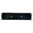 LOWBOARD SNOW in 180/54/40 cm - Eichefarben/Schwarz, Design, Holzwerkstoff/Metall (180/54/40cm) - Xora