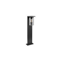 AUSSENLEUCHTE - Transparent/Schwarz, Design, Glas/Metall (65/16/17cm) - Trio Leuchten