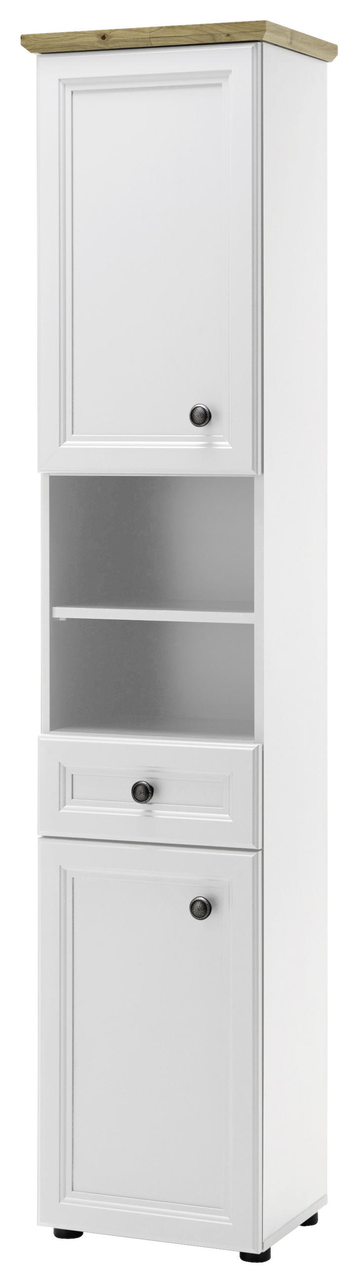 HOCHSCHRANK 41/191/32 cm  - Weiß, KONVENTIONELL, Holzwerkstoff/Kunststoff (41/191/32cm) - Livetastic