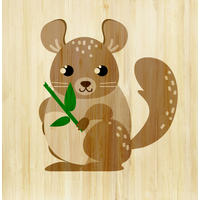 BABYWANDDEKO - Grau, Basics, Holz (40/40/3cm)