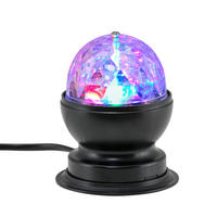 LED-TISCHLEUCHTE 8,8 cm   - Transparent/Schwarz, Trend, Kunststoff (8,8cm) - Novel