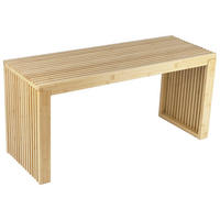 SCHUHBANK Naturfarben  - Naturfarben, Basics, Holz (90/43/33cm) - Carryhome