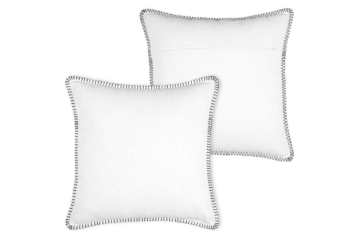 OKRASNA BLAZINA  CALM LIVING   45/45 cm          - bela, Konvencionalno, tekstil (45/45cm)