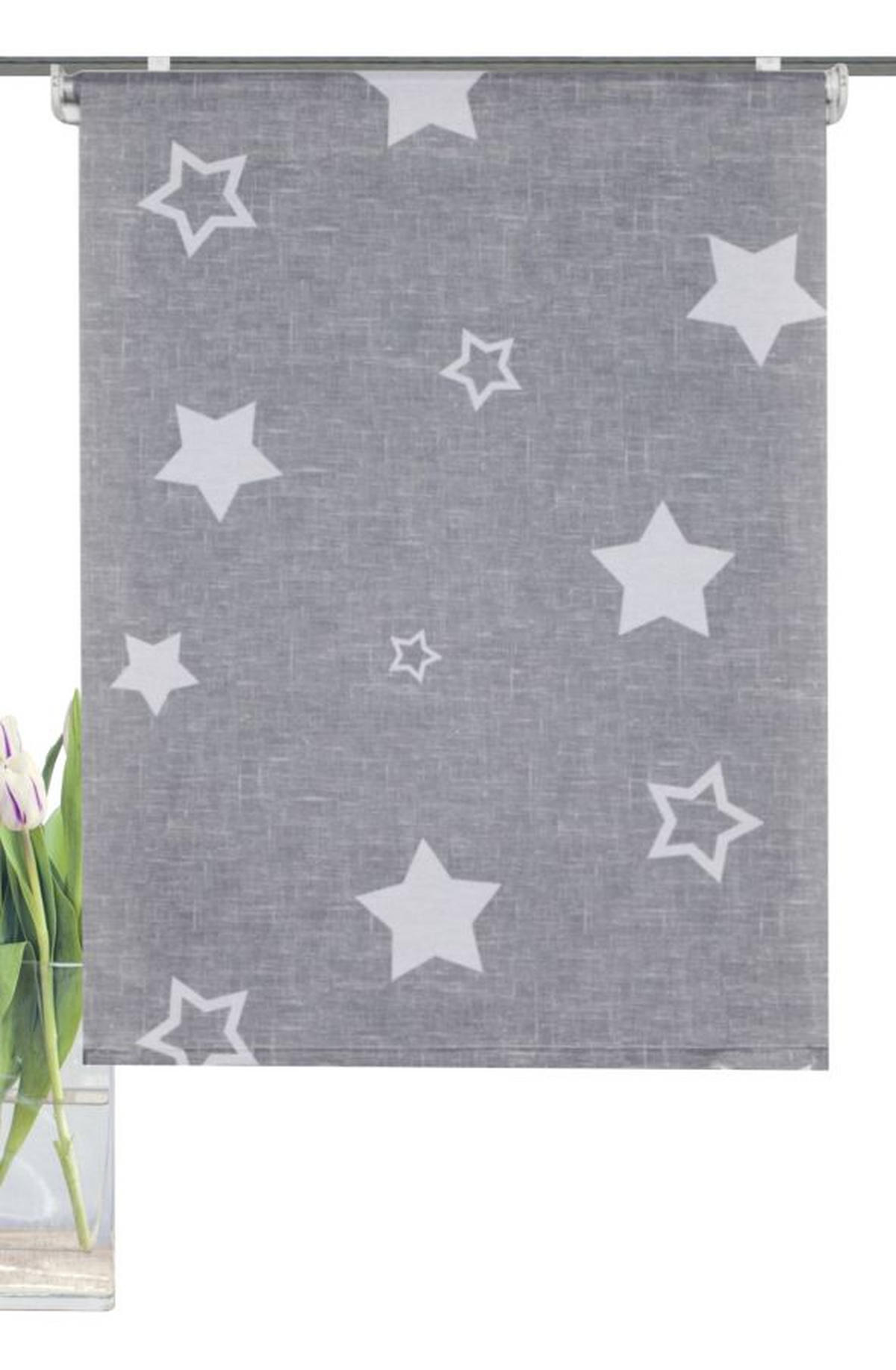 KLEMMROLLO 45/150 cm  - Grau, KONVENTIONELL, Textil (45/150cm)