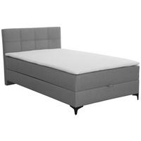 POSTELJA Z VZMETNICO 120 cm   x 200 cm  , tekstil temno siva  - temno siva/črna, Moderno, tekstil (120/200cm) - MID.YOU