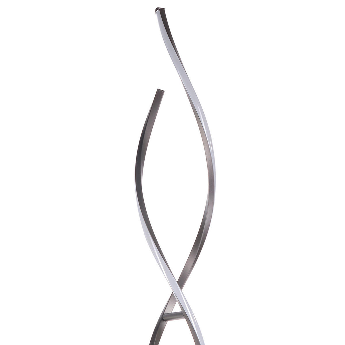 LED-STEHLEUCHTE 5097 DNA 15/15/150 cm   - Titanfarben/Schwarz, Design, Kunststoff/Metall (15/15/150cm)