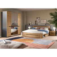 SCHLAFZIMMER Grau, Eiche Artisan  - Eiche Artisan/Grau, MODERN, Holzwerkstoff - MID.YOU