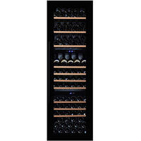 WEINKÜHLSCHRANK DX-89.246TB  - Schwarz, Basics, Glas/Holz (59,5/178,8/55,7cm)
