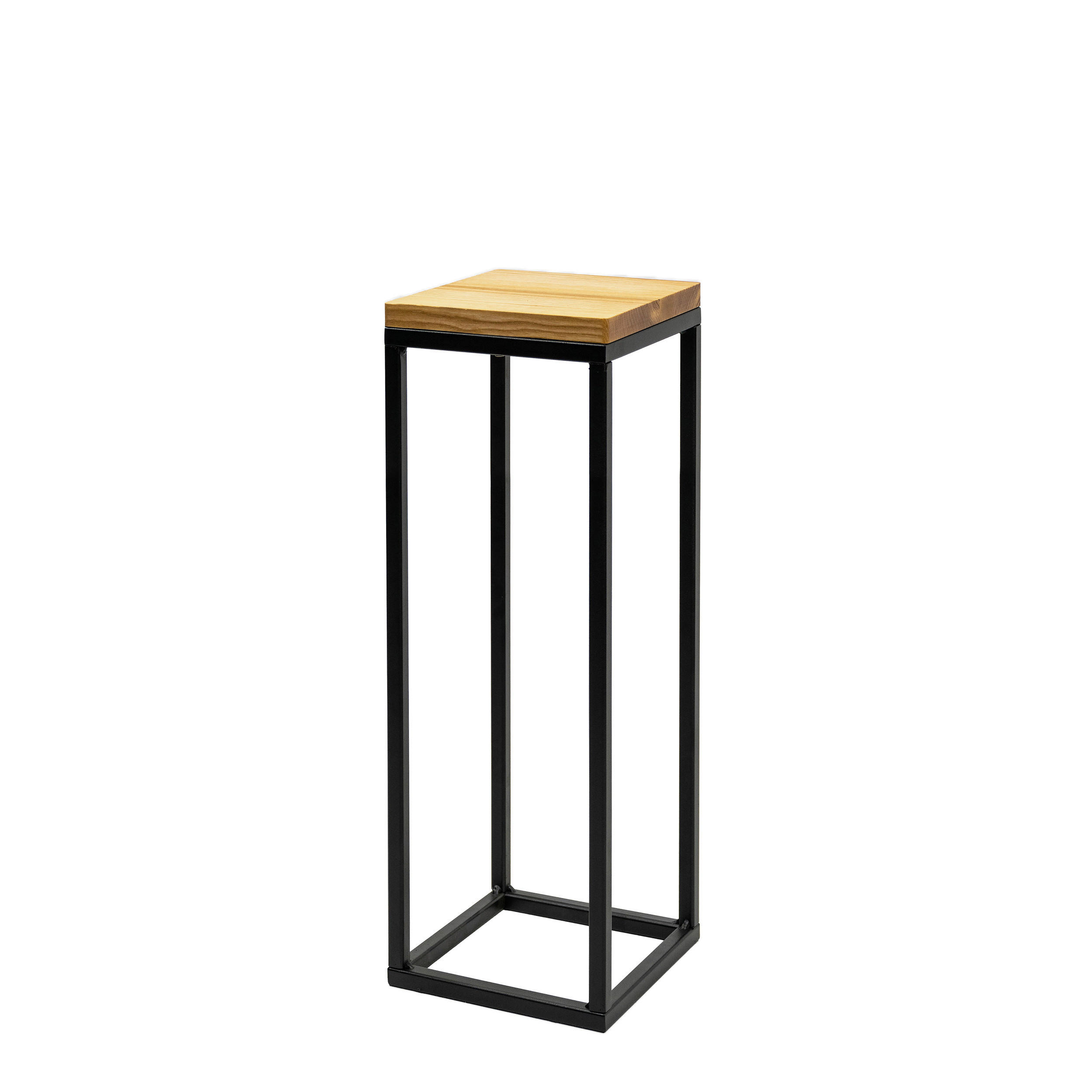 BLUMENSTÄNDER Holz, Metall Esche  - Schwarz, Basics, Holz/Metall (19/62/19cm)