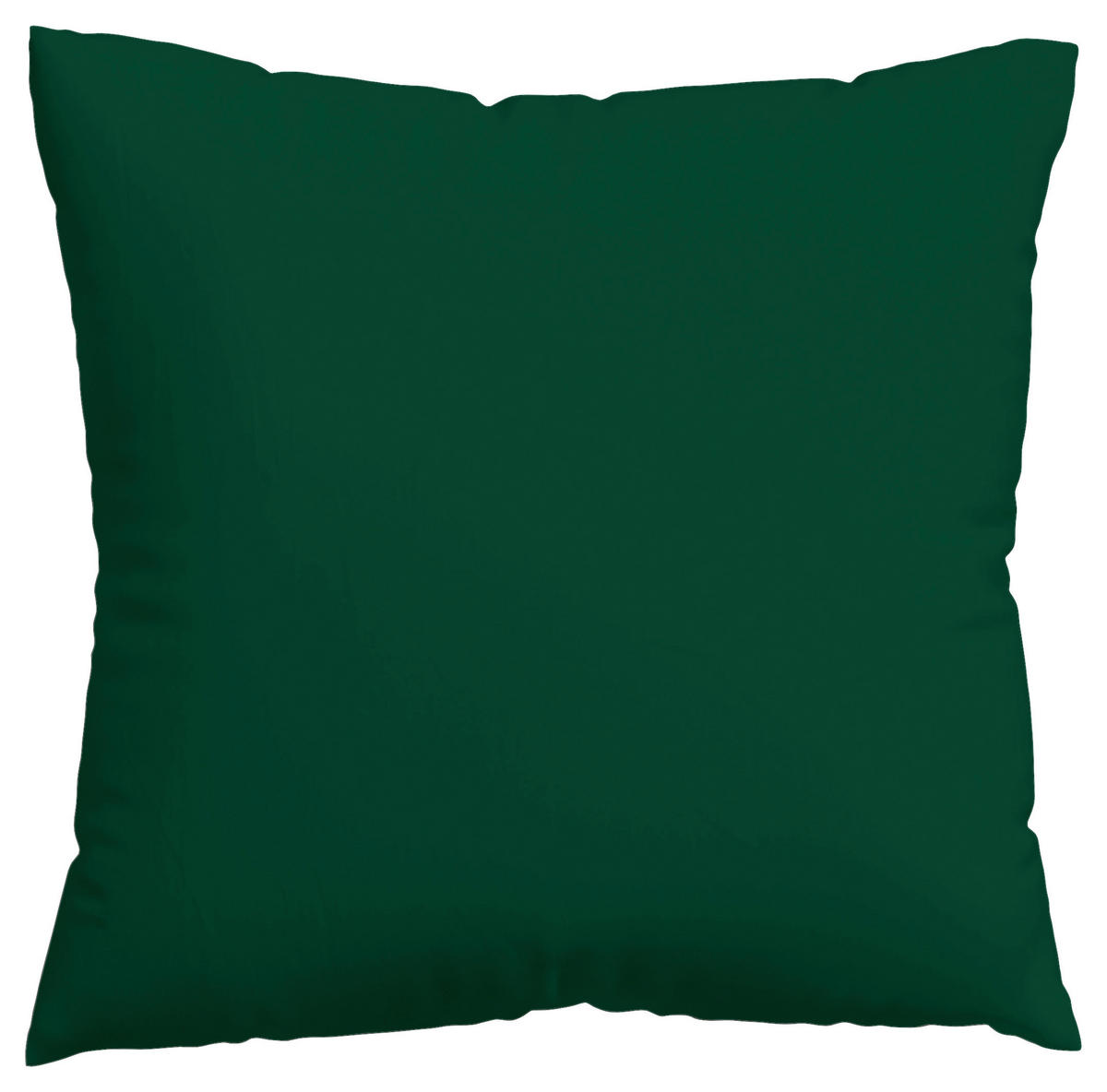 KOPFPOLSTERBEZUG WOVEN SATIN 80/80 cm  - Dunkelgrün, Basics, Textil (80/80cm) - Schlafgut