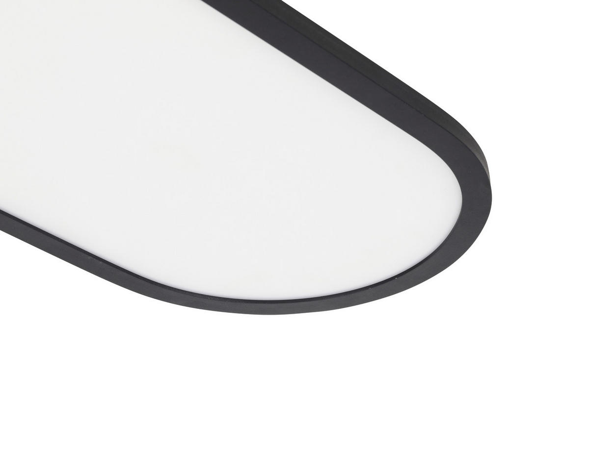 PANOU LED - negru, Design, plastic/metal (111,4/25/7,1cm) - Novel