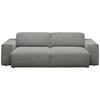 3-SITZER-SOFA in Cord Grau  - Schwarz/Grau, Design, Kunststoff/Textil (236/71/101cm) - Pure Home Lifestyle