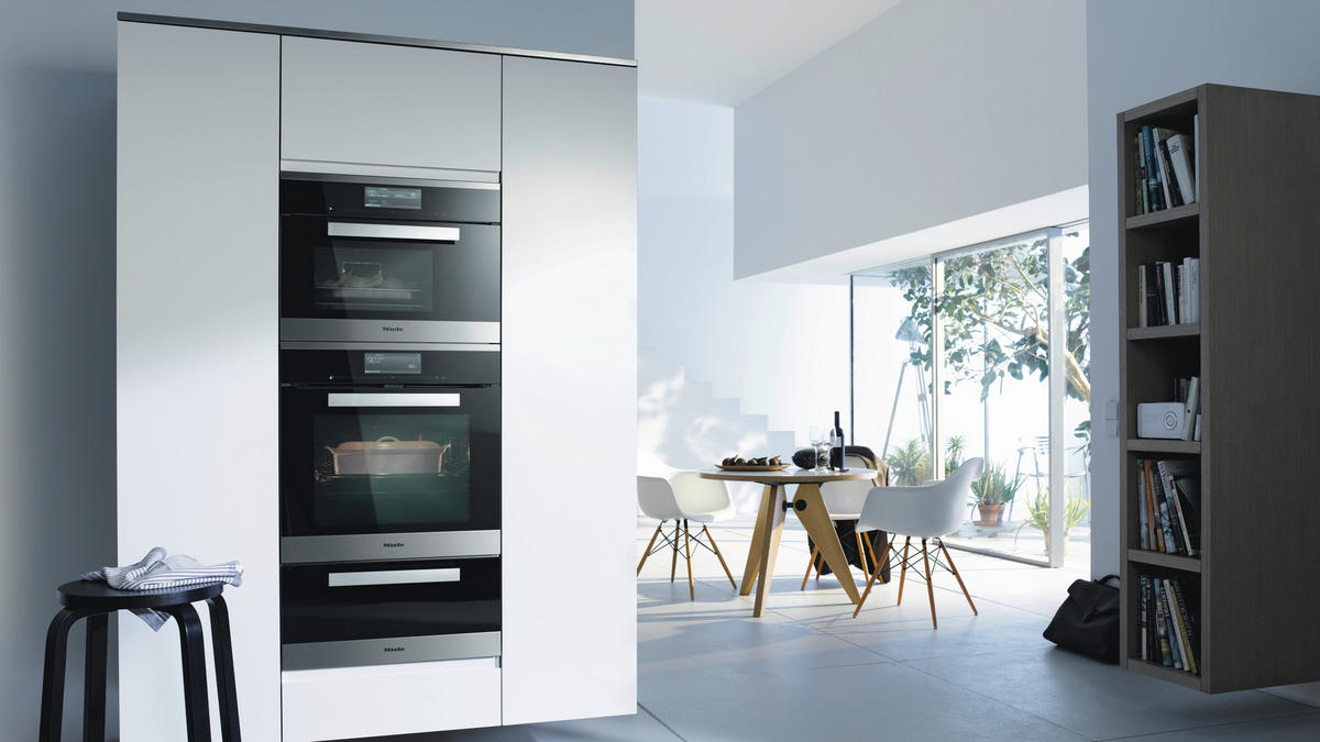 EINBAUBACKOFEN H 7364 BP  - Edelstahlfarben, Basics, Glas/Metall (59,5/59,6/56,9cm) - Miele