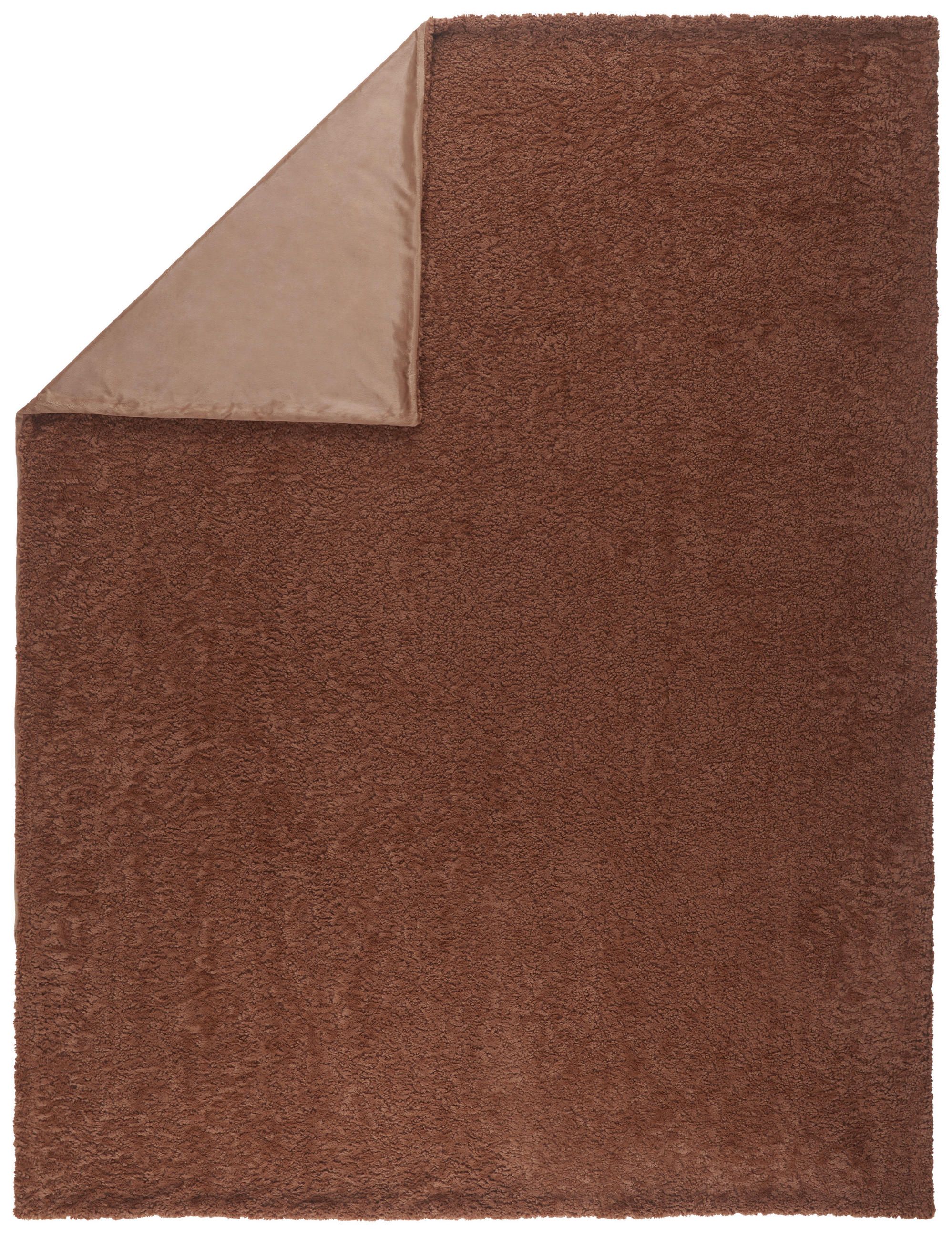 PUHA TAKARÓ 150/200 cm  - barna, Konventionell, textil (150/200cm) - Novel