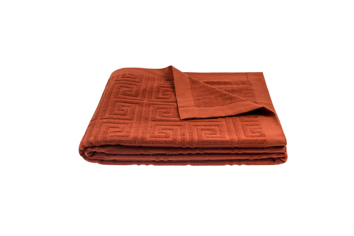 WOHNDECKE Water Leg 150/200 cm  - Rostfarben, KONVENTIONELL, Textil (150/200cm) - Zoeppritz