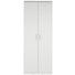 MEHRZWECKSCHRANK in Weiß - Silberfarben/Schwarz, KONVENTIONELL, Holzwerkstoff/Metall (72/194/36cm) - Xora MEHRZWECKSCHRANK in Weiß - Silberfarben/Schwarz, KONVENTIONELL, Holzwerkstoff/Metall (72/194/36cm) - Xora