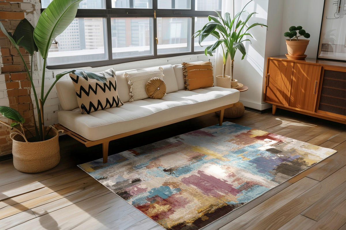 FLACHWEBETEPPICH 80/150 cm Multicolor  - Multicolor, Basics, Textil (80/150cm) - Kayoom