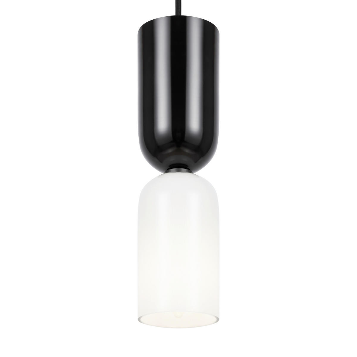 PENDELLAMPA Memory 8/232 cm  - vit/svart, Design, metall/glas (8/232cm) - MAYTONI