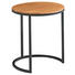BEISTELLTISCH in Holz 39 45 cm - Eichefarben/Schwarz, Design, Holz/Metall (39 45 cm) - Novel BEISTELLTISCH in Holz 39 45 cm - Eichefarben/Schwarz, Design, Holz/Metall (39 45 cm) - Novel