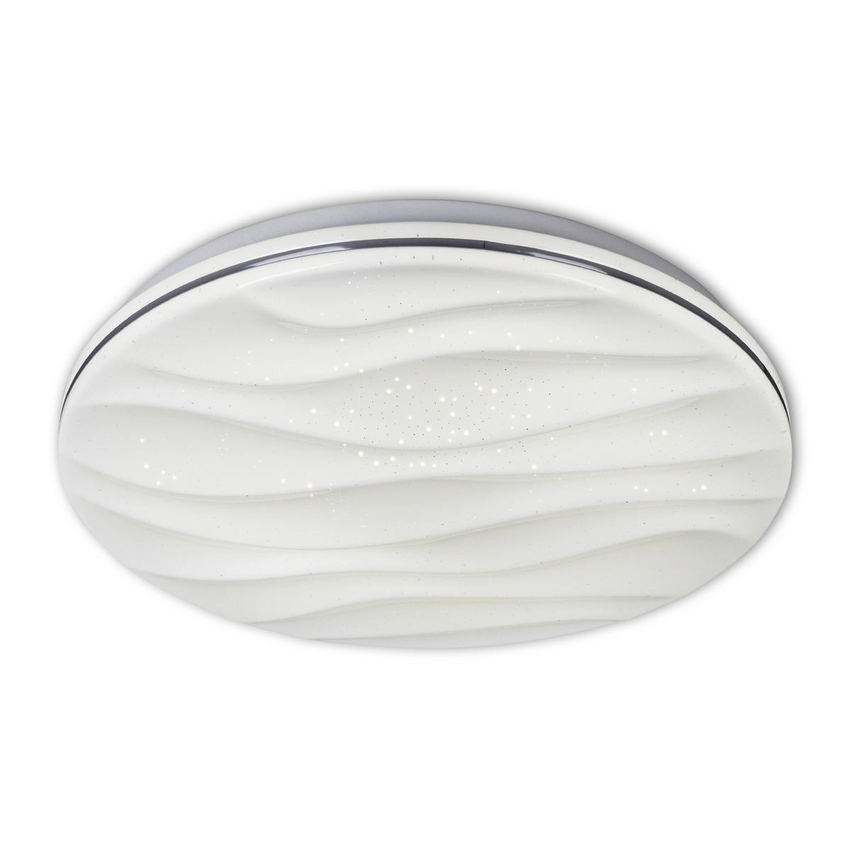 LED-DECKENLEUCHTE  Smart 38/6 cm   - Weiß, Basics, Kunststoff/Metall (38/6cm) - Näve