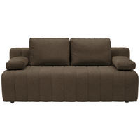 SCHLAFSOFA  mit Stoffauswahl, Schlafen auf Sitzhöhe Flachgewebe Dunkelgrün  - Dunkelgrün/Schwarz, MODERN, Kunststoff/Textil (194/78-87/92cm) - MID.YOU