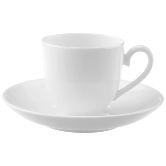 ESPRESSO-UNTERTASSE - Weiß, Basics, Keramik (12cm) - Noblesse - V&B