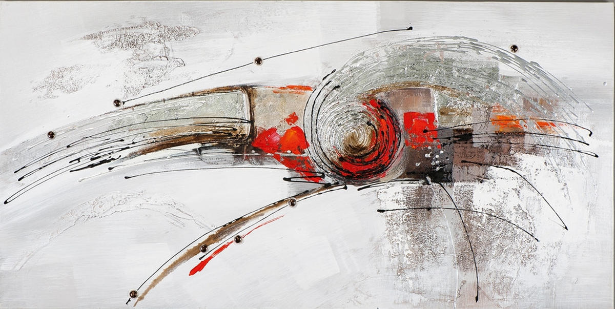 BILD 70/140 cm  - Rot/Schwarz, Konventionell, Holz (70/140cm)