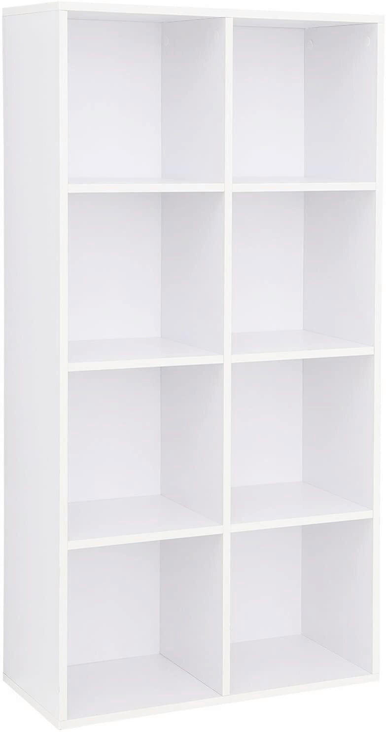 BÜCHERWAND Weiß  - Weiß, Basics, Holzwerkstoff (65,5/129,5/30cm) - Boxxx