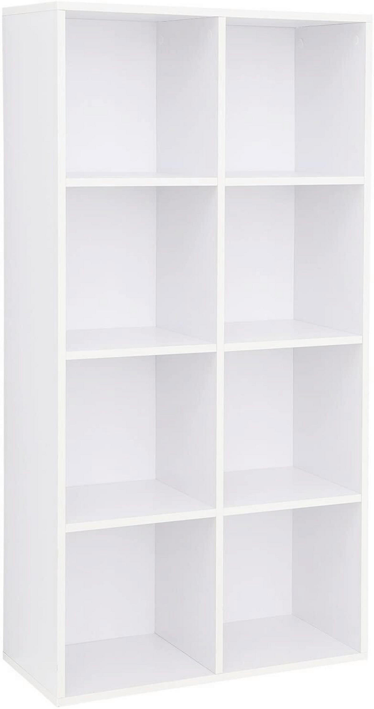 BÜCHERWAND Weiß  - Weiß, Basics, Holzwerkstoff (65,5/129,5/30cm) - Boxxx