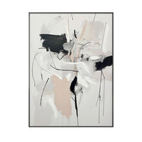 LEINWANDBILD Abstraktes 70/100 cm  - Multicolor, Basics, Holz/Textil (70/100cm)