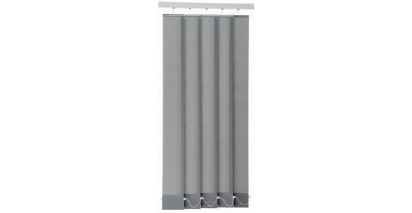 VERTIKALLAMELLEN - Grau, Basics, Textil (12,5/250cm) - Homeware