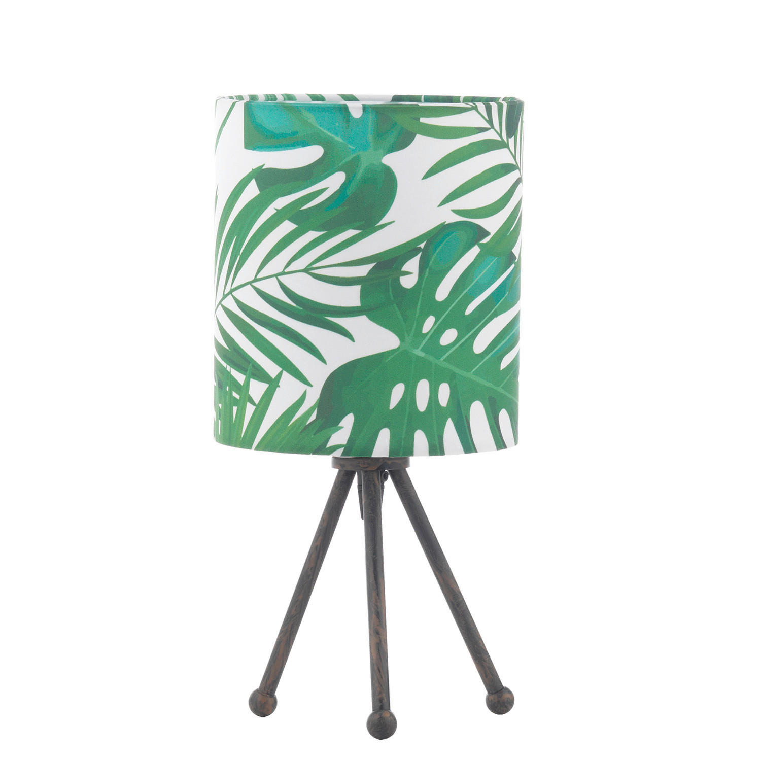 TISCHLEUCHTE 16/16/34 cm   - Hellgrün, Basics, Kunststoff/Textil (16/16/34cm)