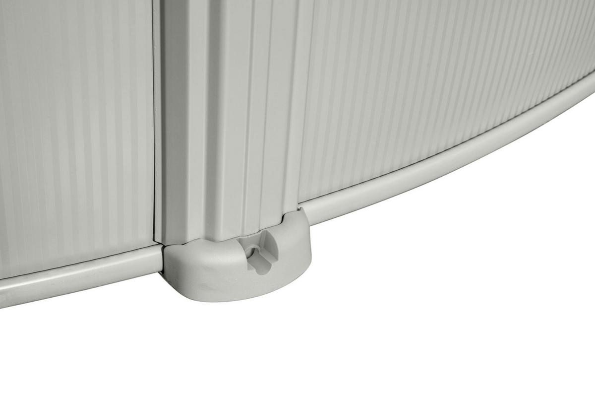 SCHWIMMBECKEN 56384GS 457/122 cm  - Blau/Grau, KONVENTIONELL, Kunststoff/Metall (457/122cm) - Bestway