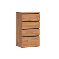KOMMODE , 50/88/39 cm, 4 Schublade(n)  - Kernbuche, Natur, Holz (50/88/39cm) - Linea Natura
