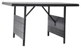 GARTENSET Stahl  - Grau, KONVENTIONELL, Glas/Kunststoff (112/78/60cm) - Ambia Garden