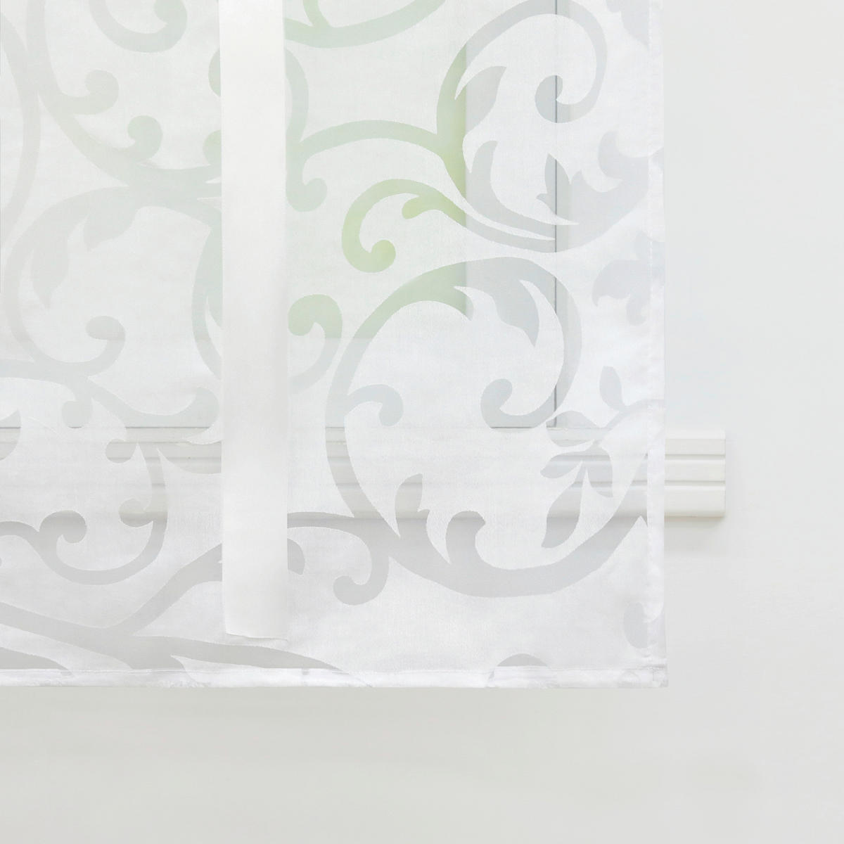 RAFFROLLO  transparent  100/140 cm    - Transparent, Basics, Textil (100/140cm)