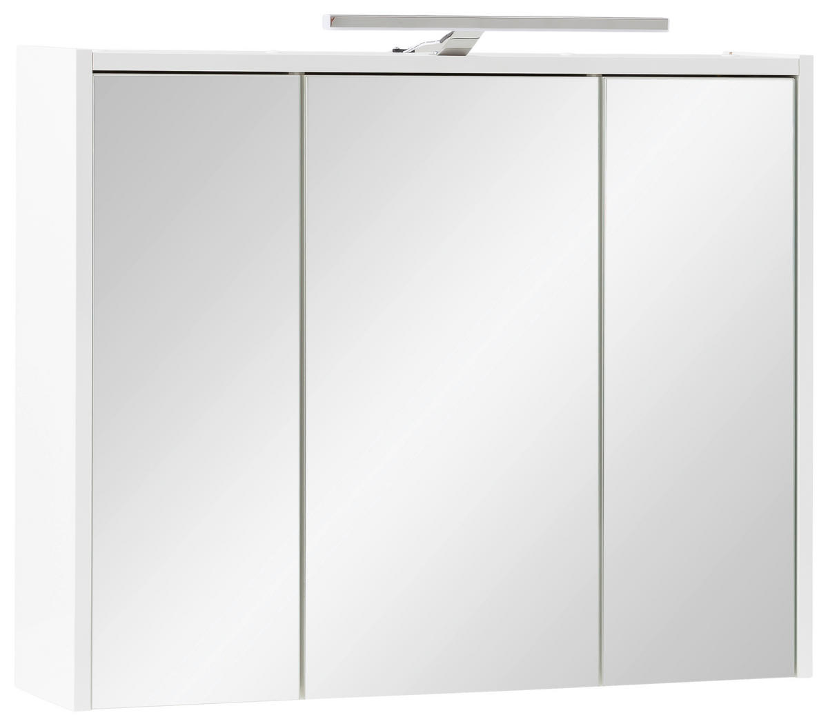 SPIEGELSCHRANK 74,5/65/16 cm  - Weiß Hochglanz/Weiß, MODERN, Glas/Holzwerkstoff (74,5/65/16cm) - MID.YOU