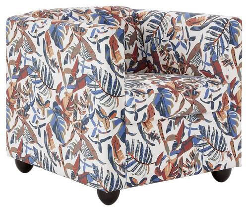 SESSEL Mikrofaser Multicolor    - Multicolor/Schwarz, Design, Holz/Textil (72/71/75cm) - LOOKS by W.Joop