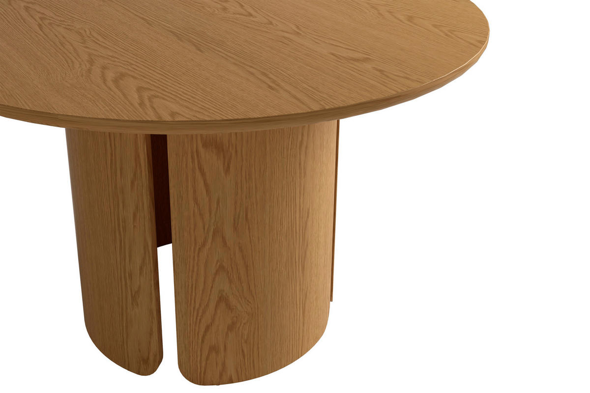 ESSTISCH 120/120/76 cm Echtholz, Nachbildung  Holzwerkstoff rund Eichefarben  - Eichefarben, MODERN, Holzwerkstoff (120/120/76cm) - Schöner Wohnen
