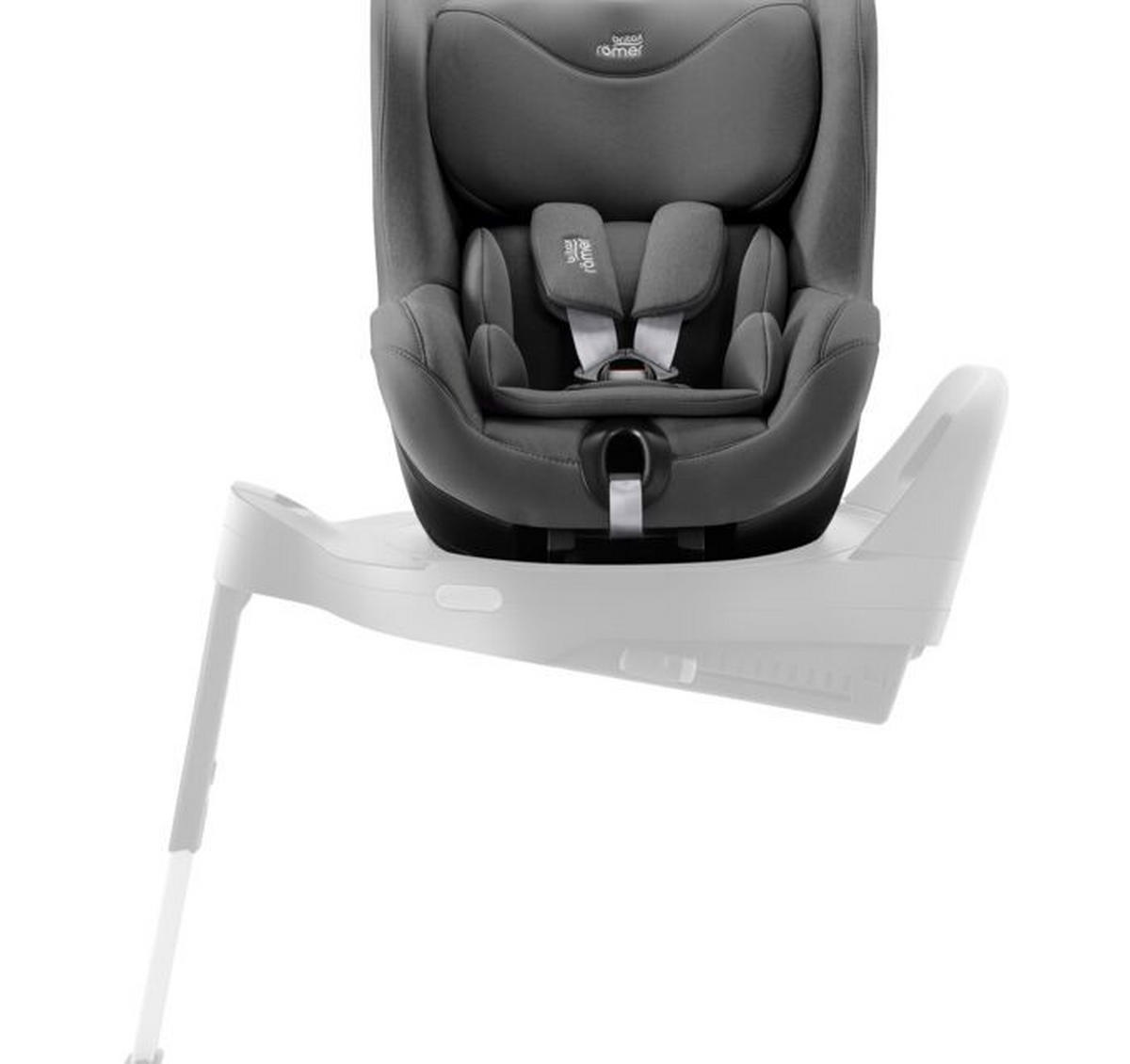 REBOARDER-KINDERSITZ Dualfix 5Z  - Dunkelgrau/Anthrazit, Basics, Kunststoff/Textil (44/48/74cm) - Britax Römer