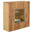 KOMODA HIGHBOARD - barvy stříbra/černá, Natur, kov/dřevo (128/130/42,3cm) - Voglauer KOMODA HIGHBOARD - barvy stříbra/černá, Natur, kov/dřevo (128/130/42,3cm) - Voglauer