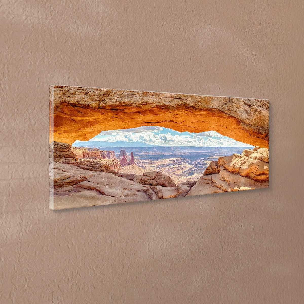 LEINWANDBILD Landschaft & Natur 150/60 cm  - Multicolor, Basics, Holz/Textil (150/60cm)