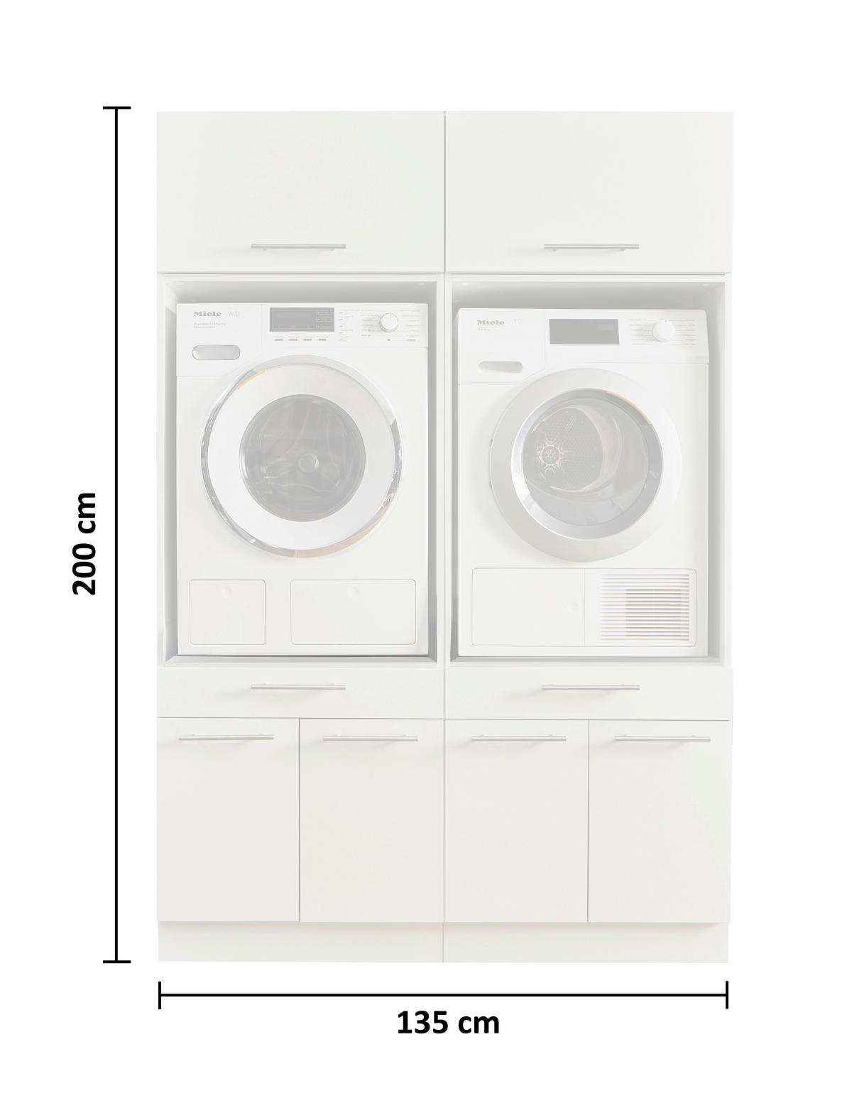 MIESTNOSŤ NA DOMÁCE PRÁCE, 135/200/67,5 cm - biela, Design, kompozitné drevo (135/200/67,5cm)